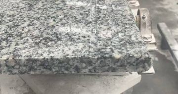 巴彦淖尔芝麻白楼梯踏步 芙蓉白