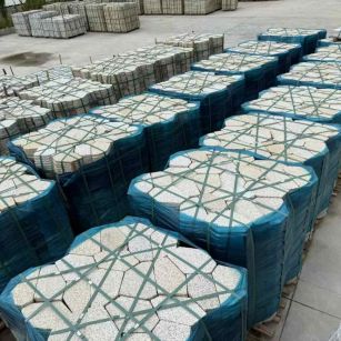 巴彦淖尔黄金麻冰裂纹 碎拼