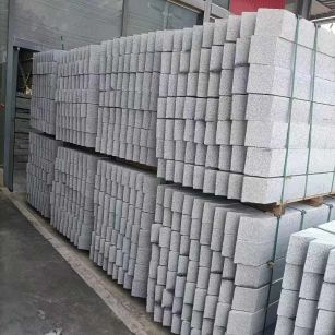 巴彦淖尔芝麻白树围石 树池