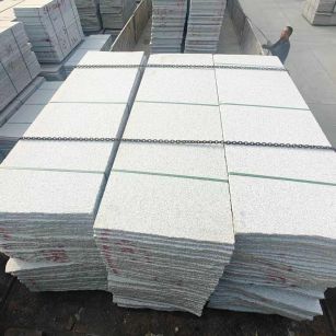 巴彦淖尔芝麻白毛板，石材毛板