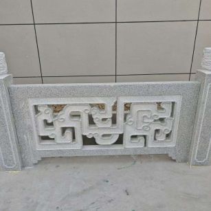 巴彦淖尔芝麻白河道栏杆 桥栏杆