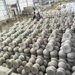 巴彦淖尔芝麻白圆球 石球 挡车球