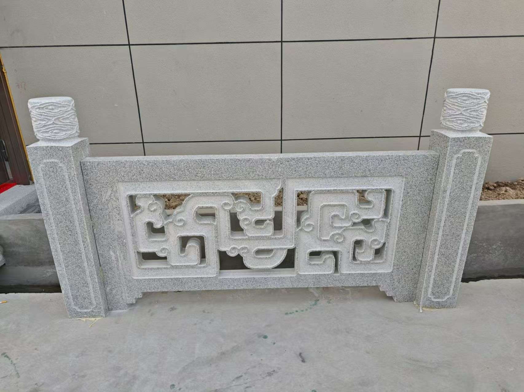 巴彦淖尔芝麻白河道栏杆 桥栏杆